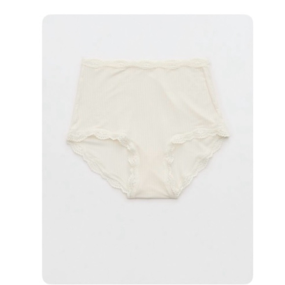 NWT Aerie Superchill Modal Lace High Waist Boybrief Panty